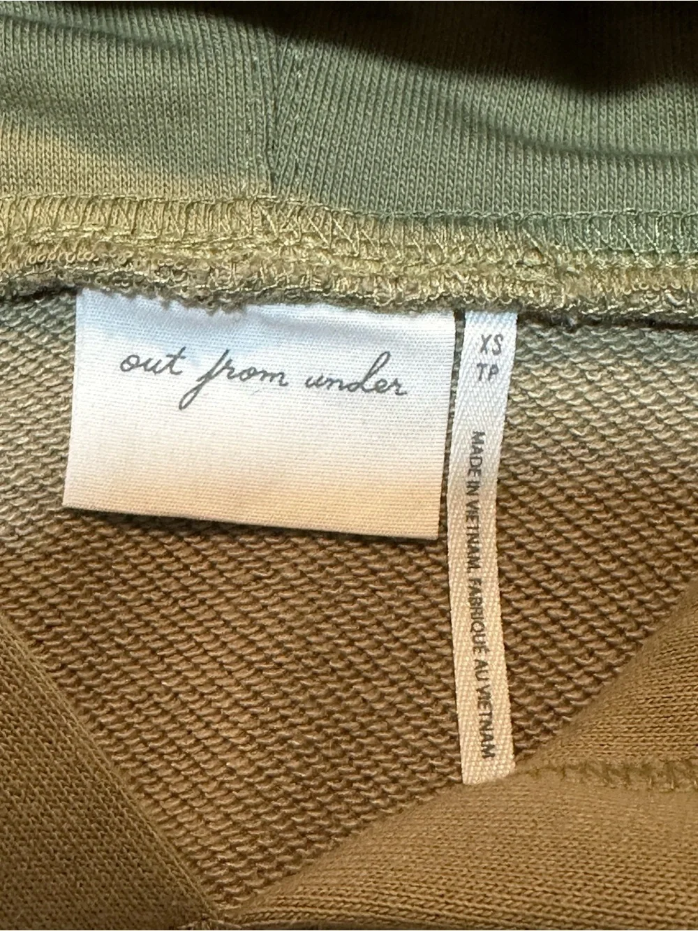 New! Out From Under Let’s Dip French terry hoodie sweatshirt NWT